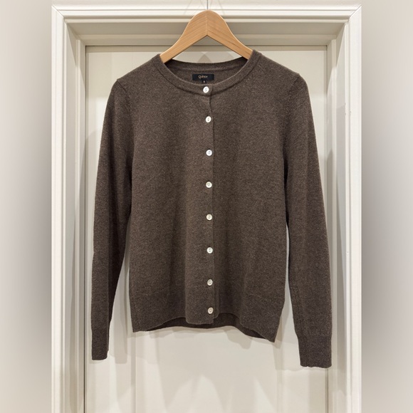Quince Brown Cashmere Sweater, Size Small, NWT - Picture 3 of 6